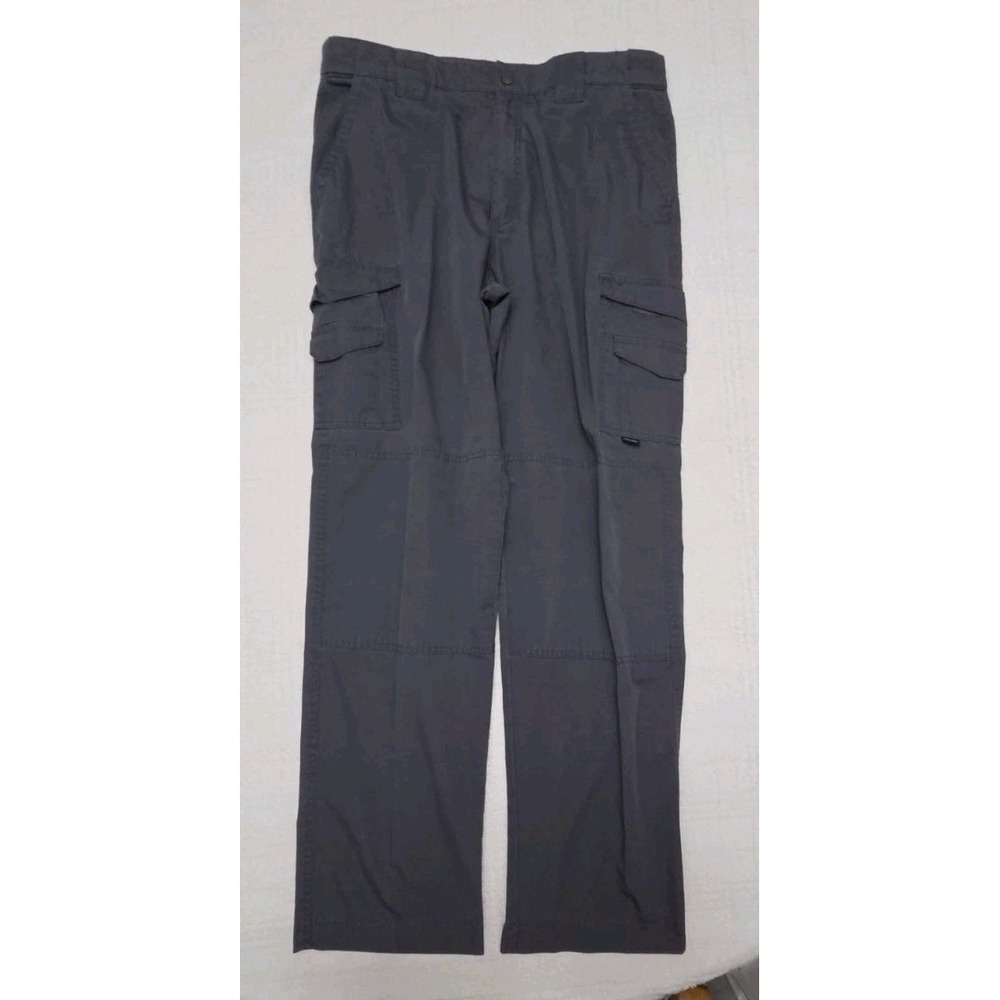 Tru Spec Men Pants 38x34 Gray Cargo Straight Utility Workwear Pockets Ripstop